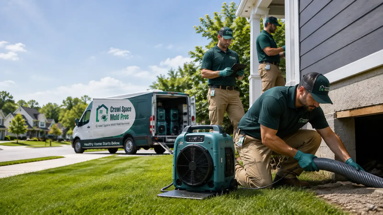 Crawl Space Mold Removal in Moorpark, CA